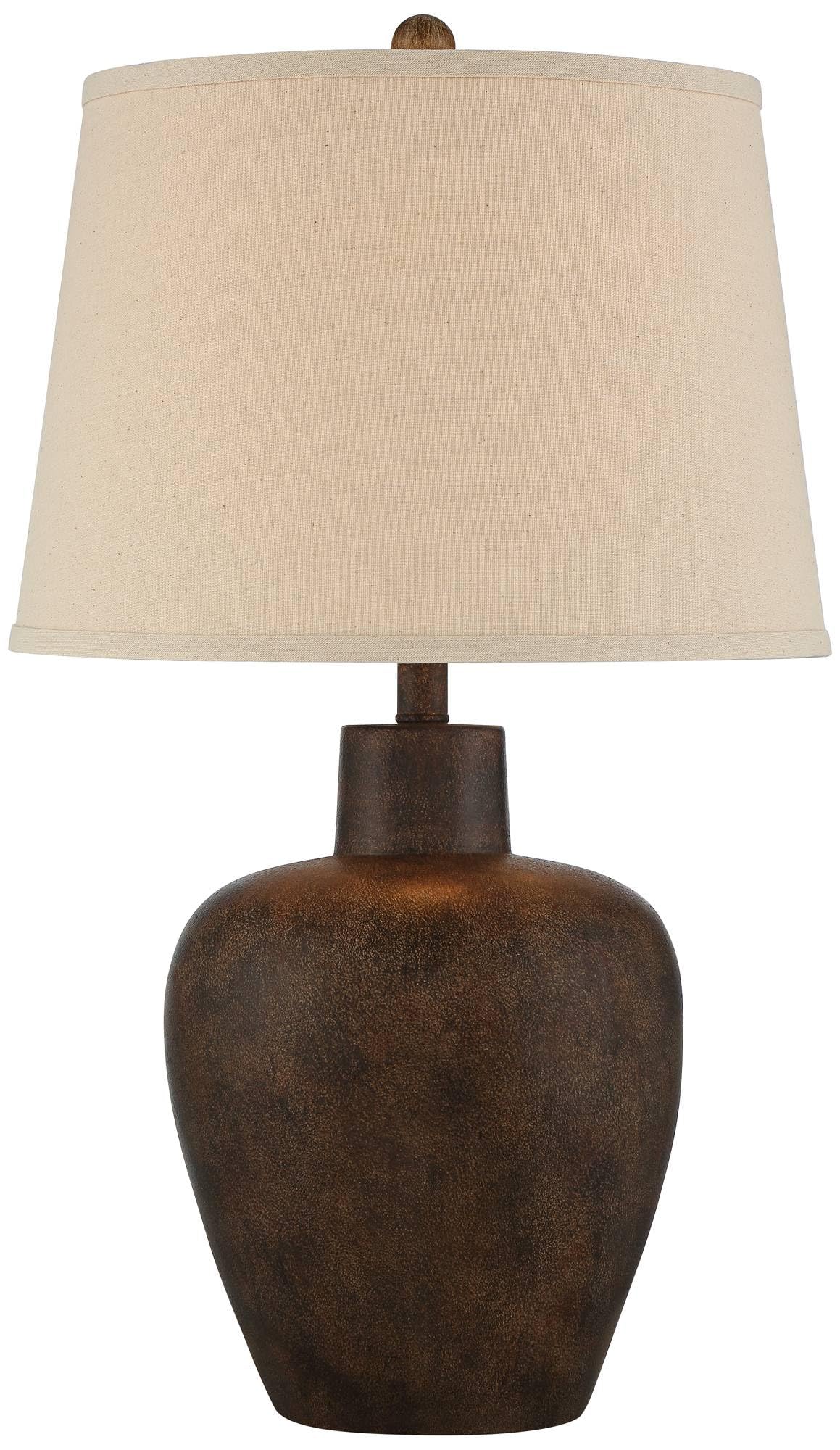 27" Tall Terracotta Table Lamps Set of 2
