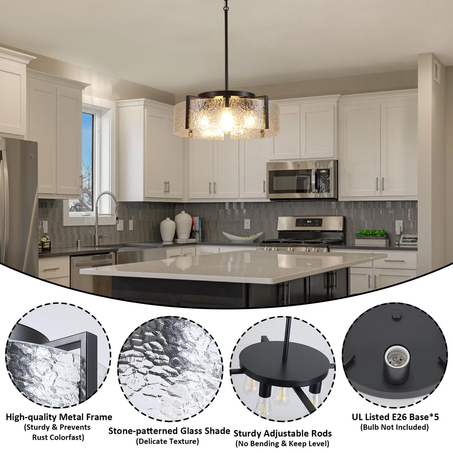 Black Chandelier Light Fixture