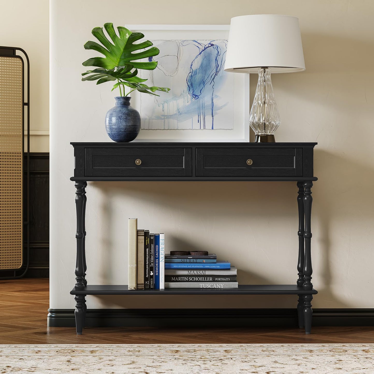 Console Table with 2 Drawers