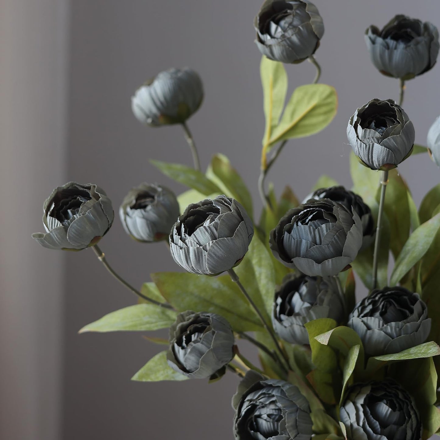 6 Pcs Faux Silk Peony Artificial Flowers 27" Stems