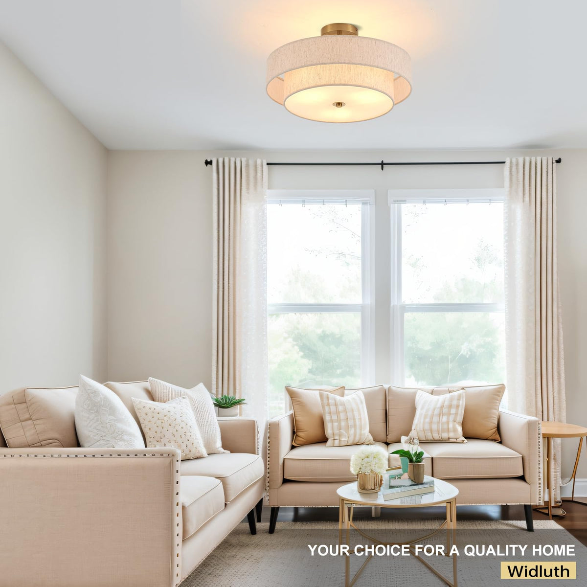Semi Flush Mount Ceiling Fixture