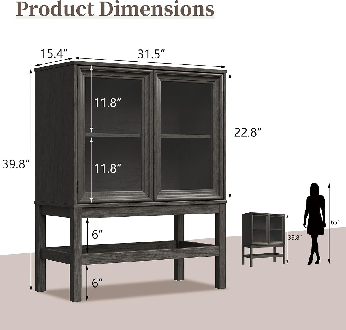Sideboard Buffet Cabinet with Storage