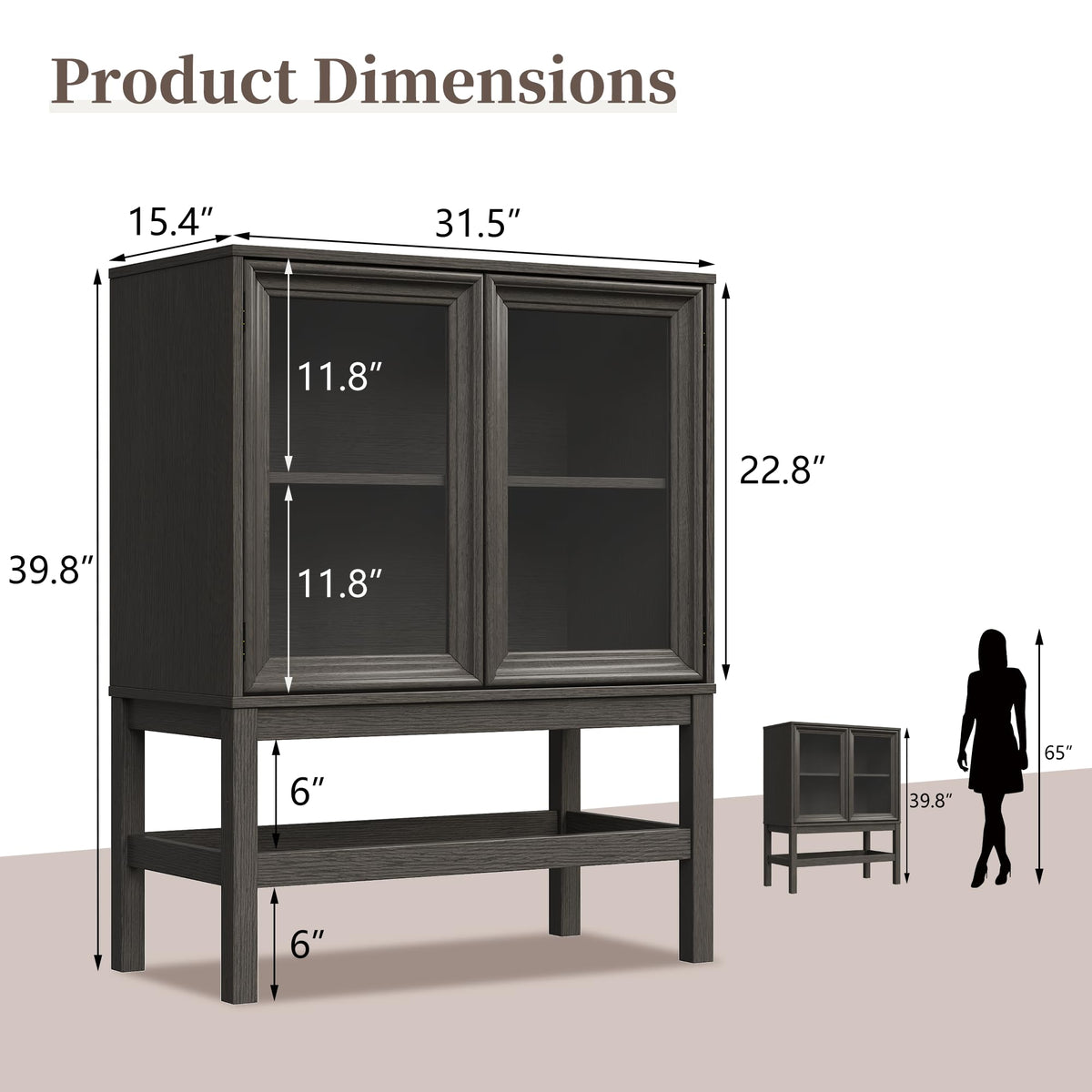 Sideboard Buffet Cabinet with Storage