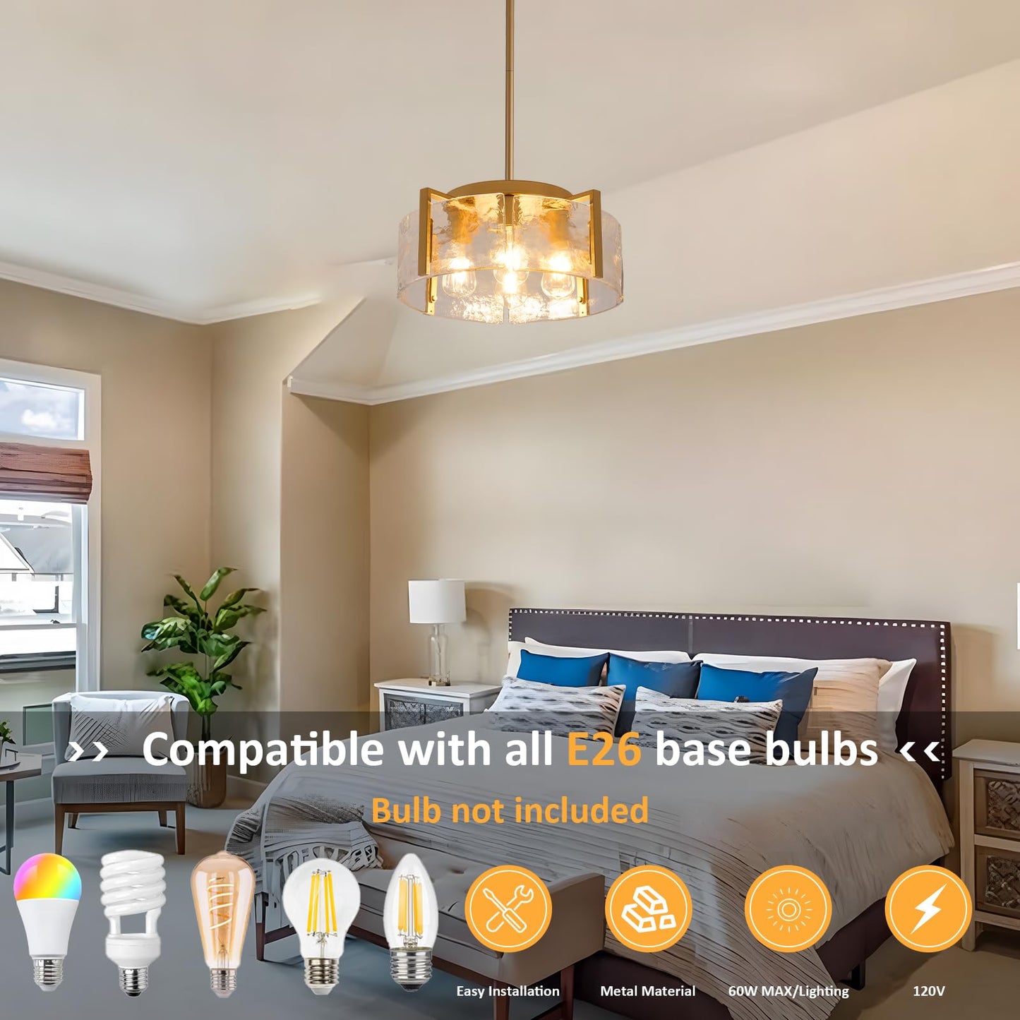 Black Chandelier Light Fixture