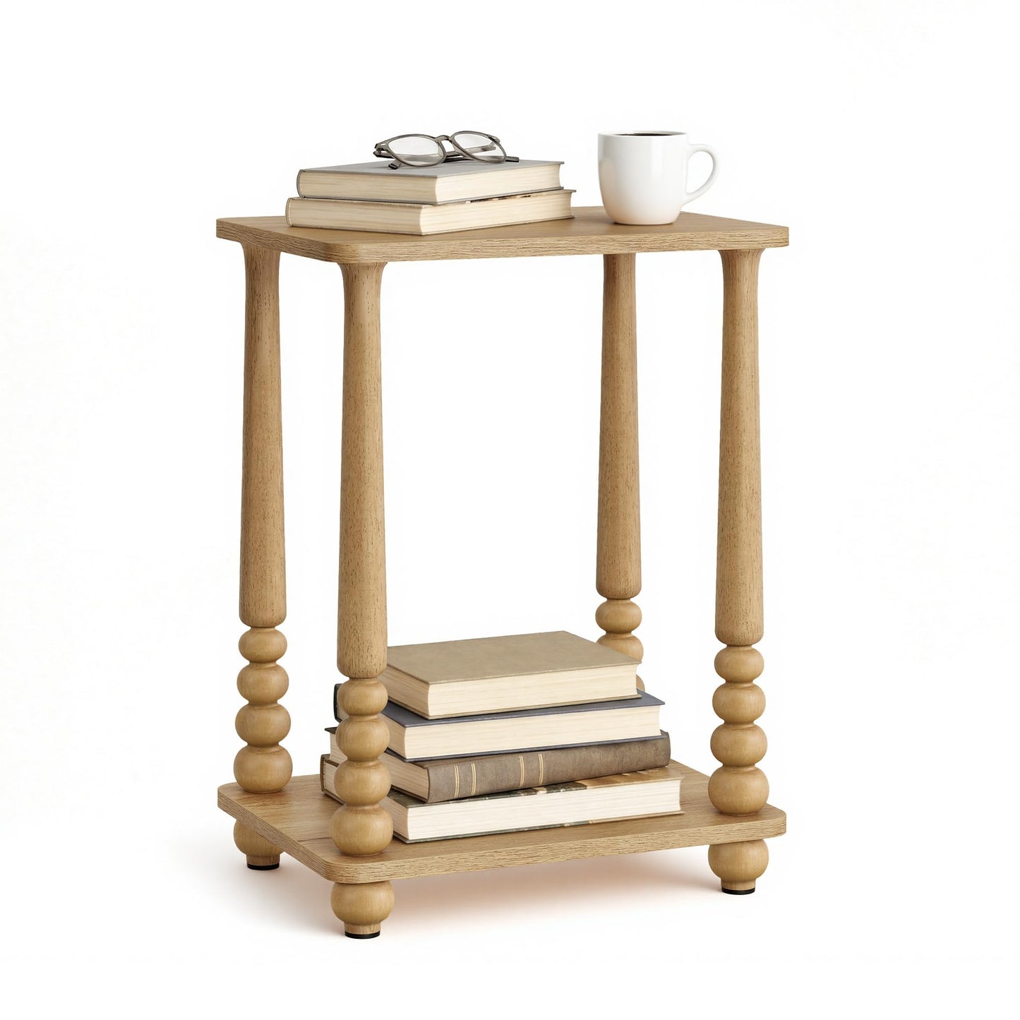 Solid Wood Accent Nightstand