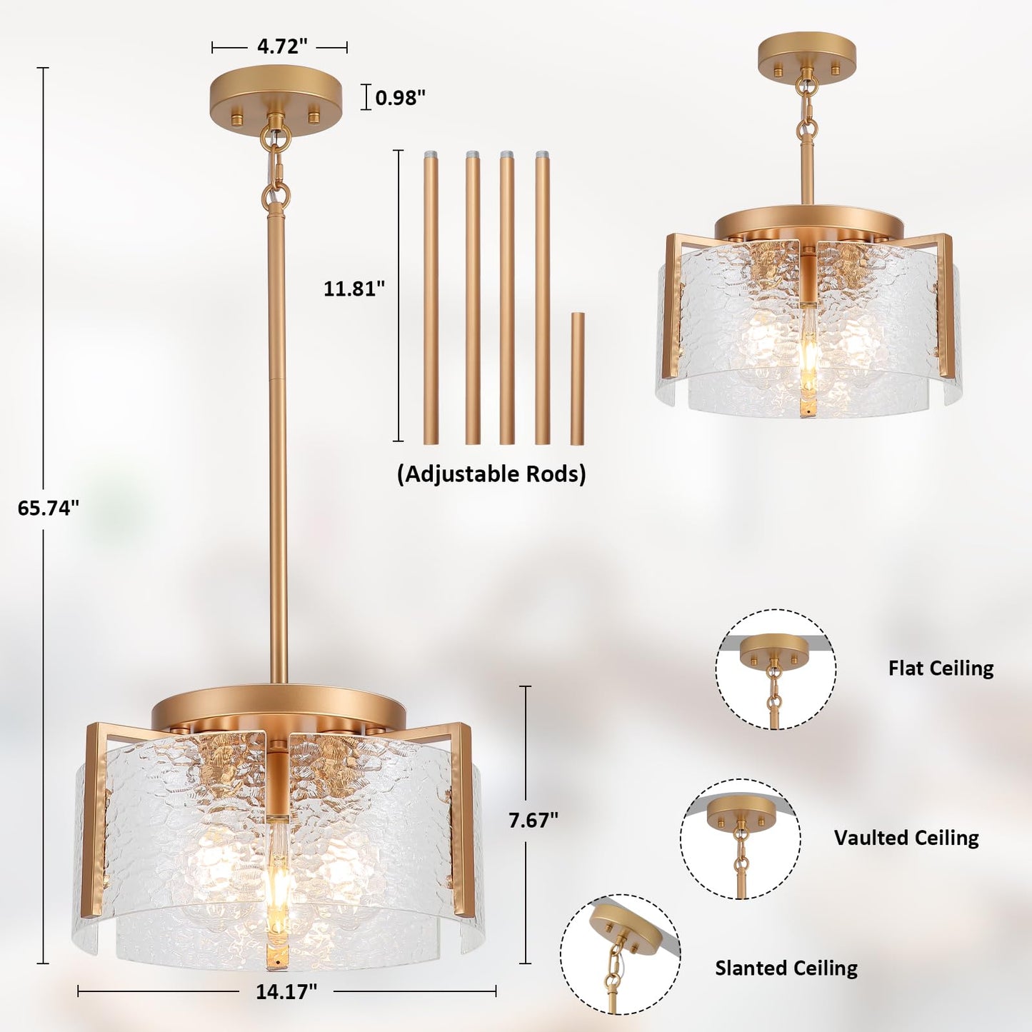 Black Chandelier Light Fixture
