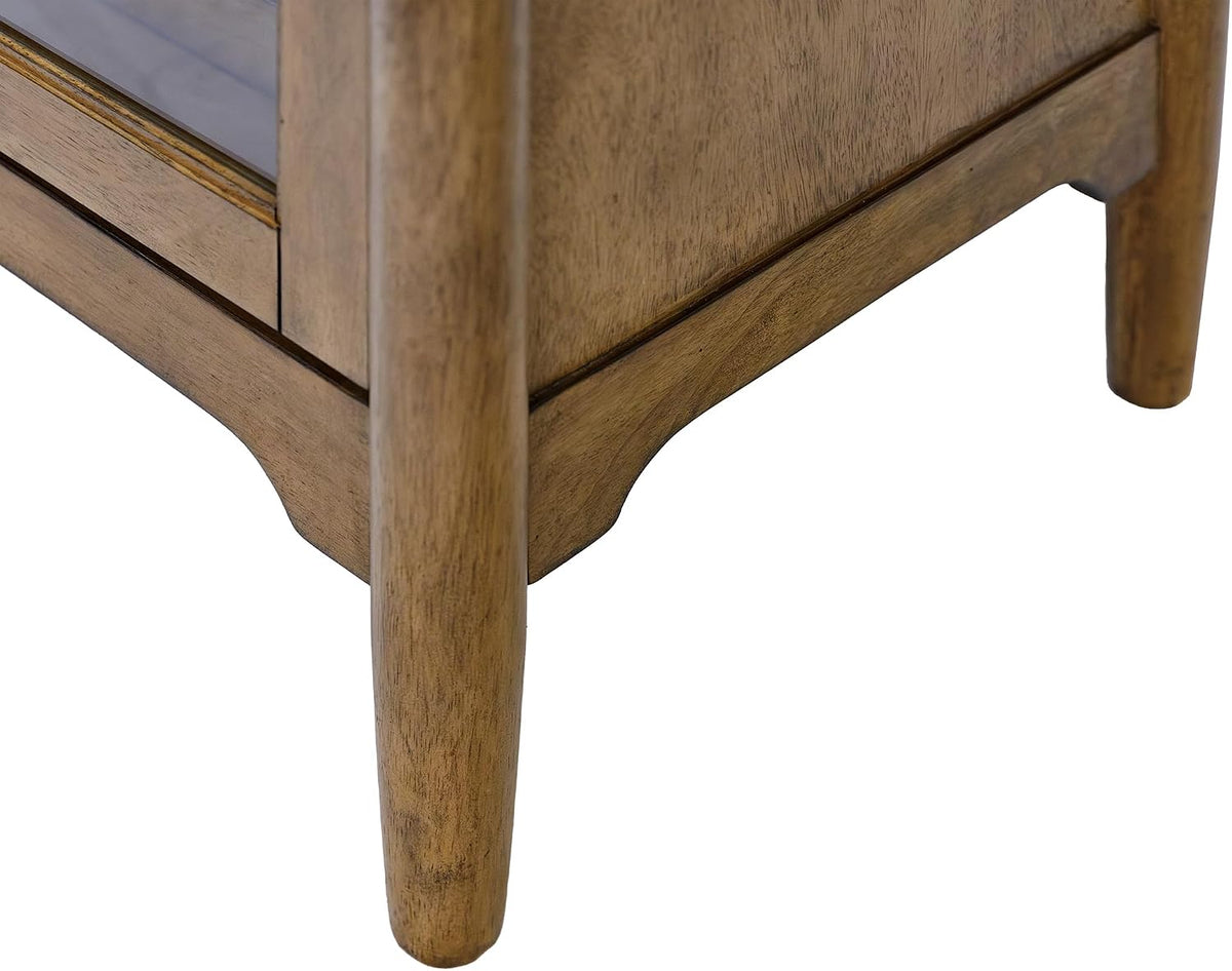 Wood Bookcase Display Cabinet