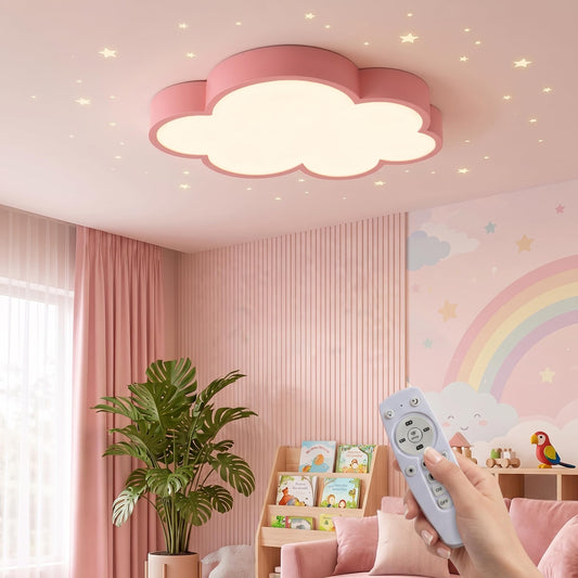 Cloud Shape Led Ceiling Light, with Remote Control