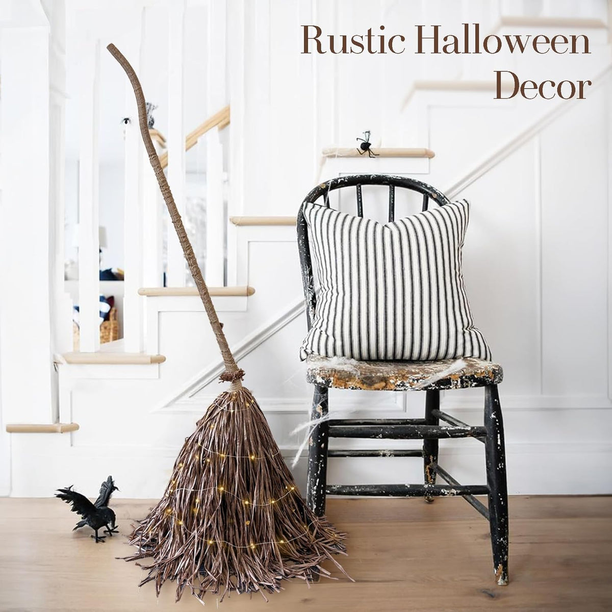 5.5 Ft Giant Light-Up Witches Broom