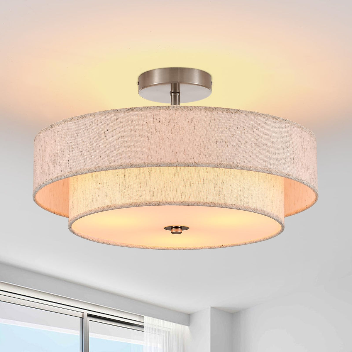 Semi Flush Mount Ceiling Fixture