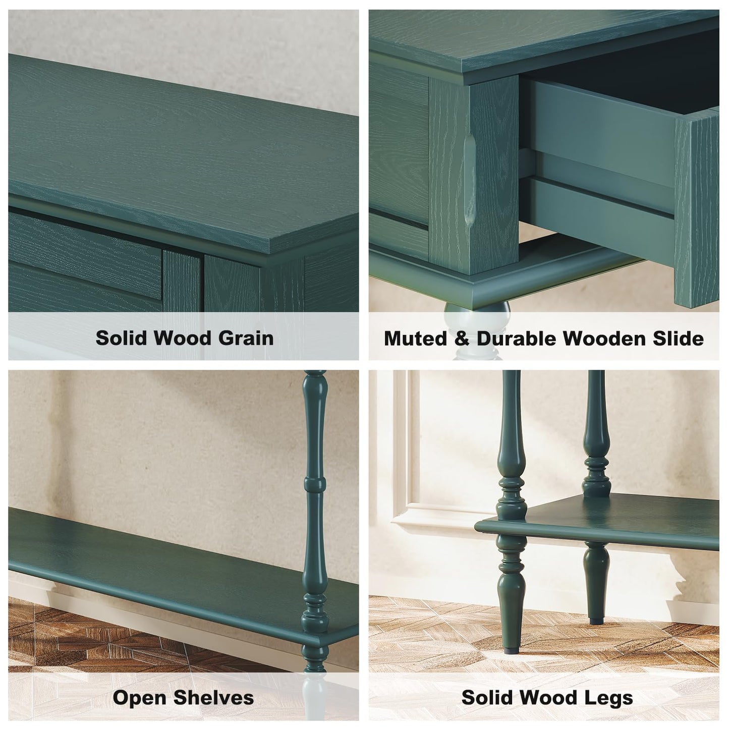 Console Table with 2 Drawers