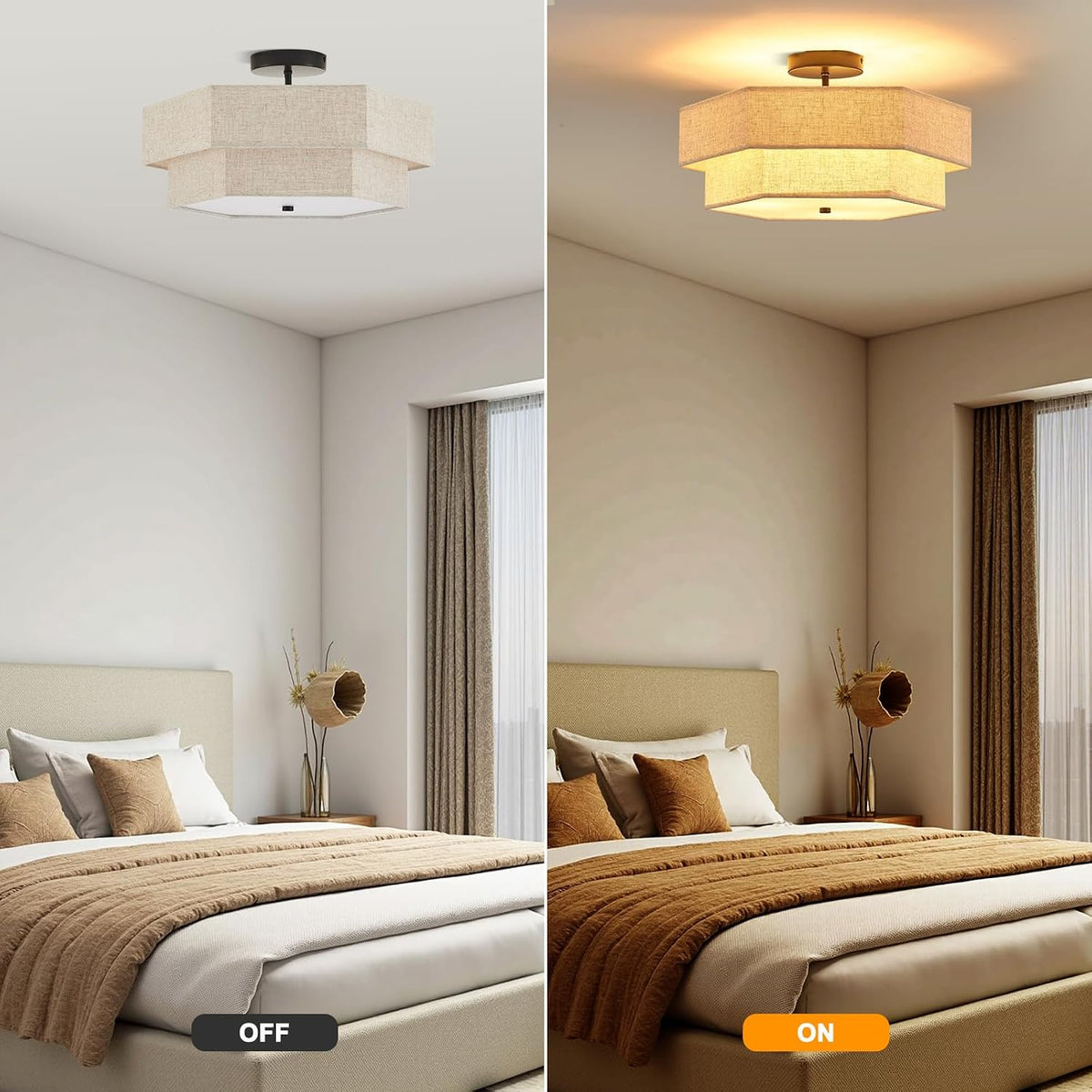 Semi Flush Mount Ceiling Fixture