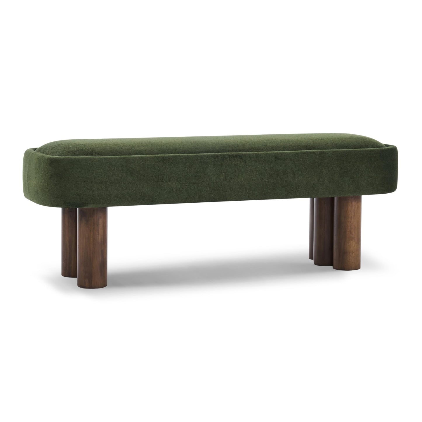 51.5" Bench with Walnut-Finished Legs