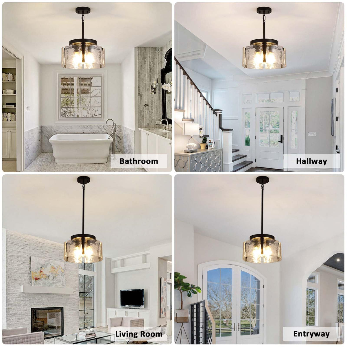 Black Chandelier Light Fixture