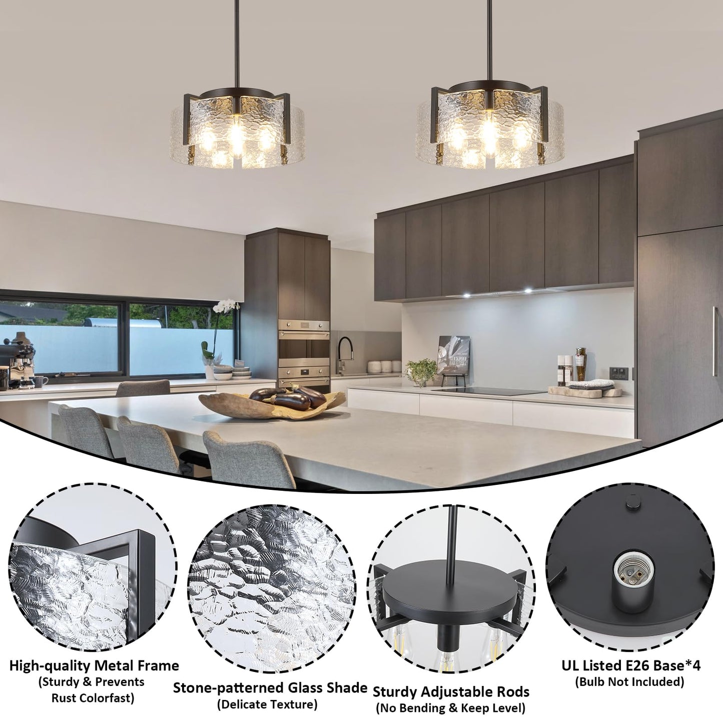 Black Chandelier Light Fixture