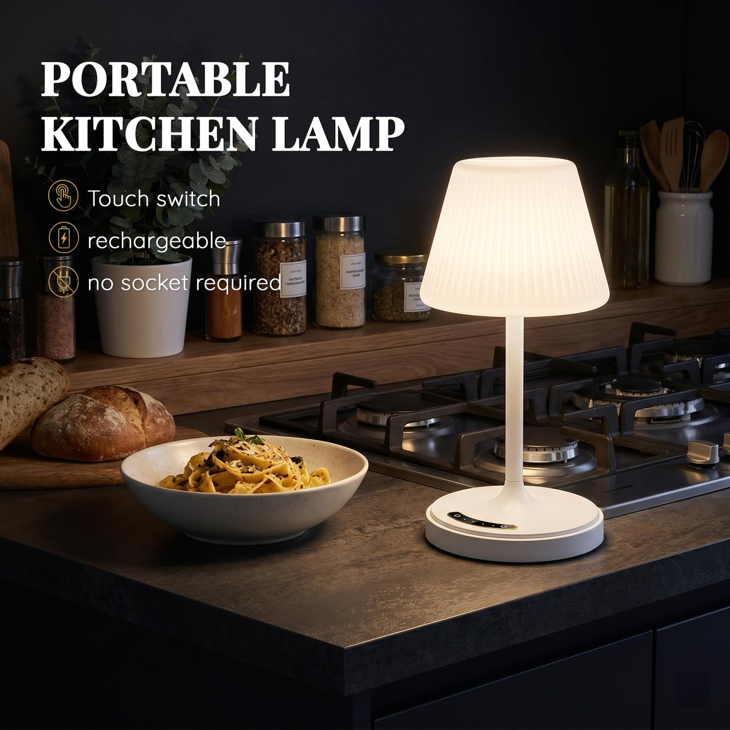 Cordless Waterproof Shower Lamp