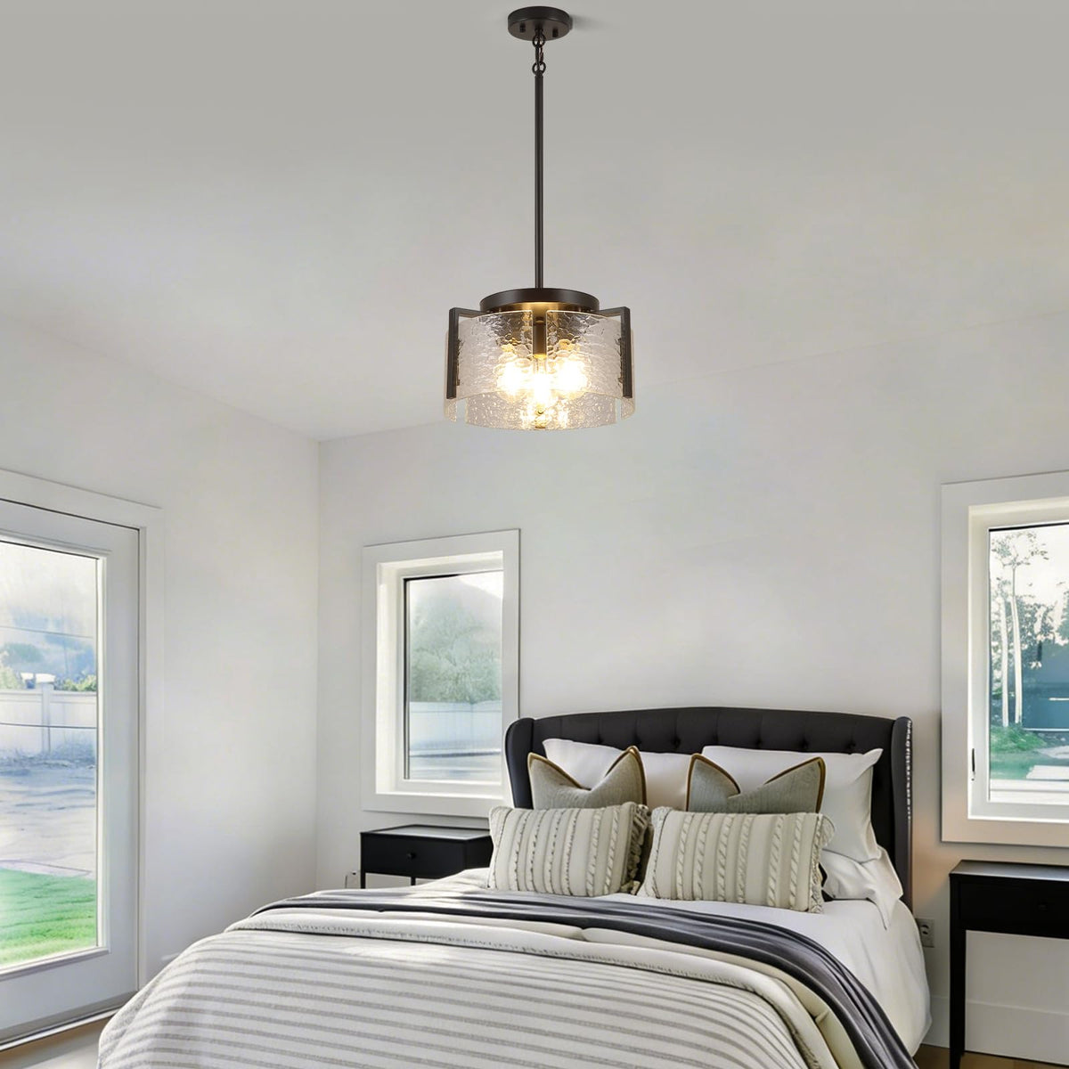 Black Chandelier Light Fixture
