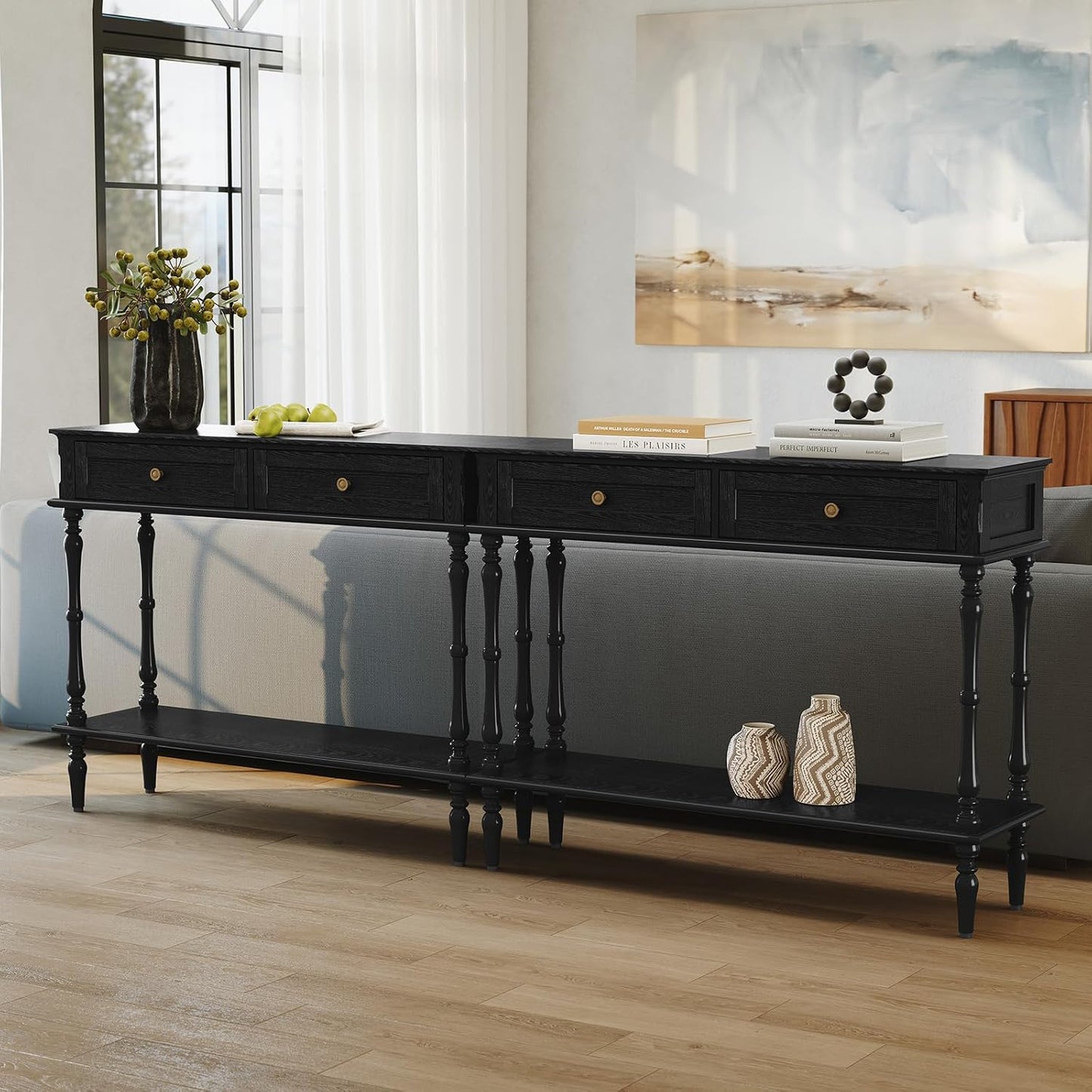 Console Table with 2 Drawers
