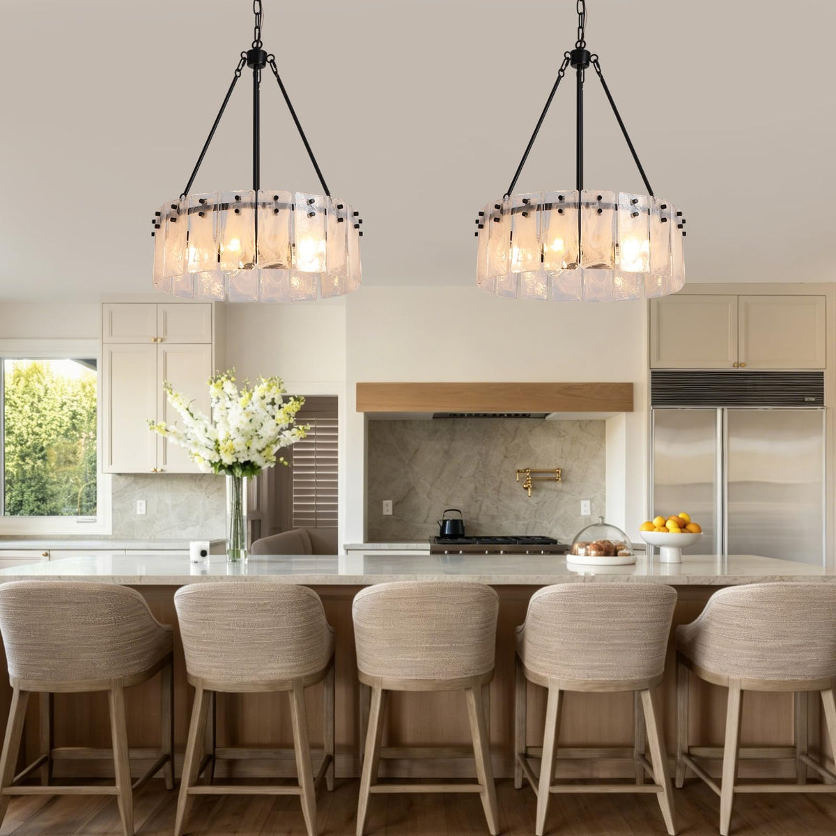 Black Chandelier Light Fixture