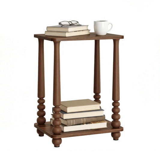 Solid Wood Accent Nightstand