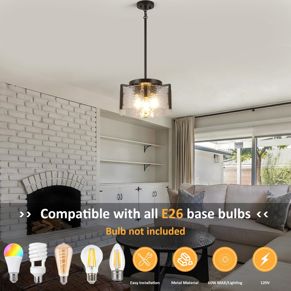 Black Chandelier Light Fixture