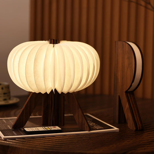 Pumpkin Table Lamp with Touch & Remote Control