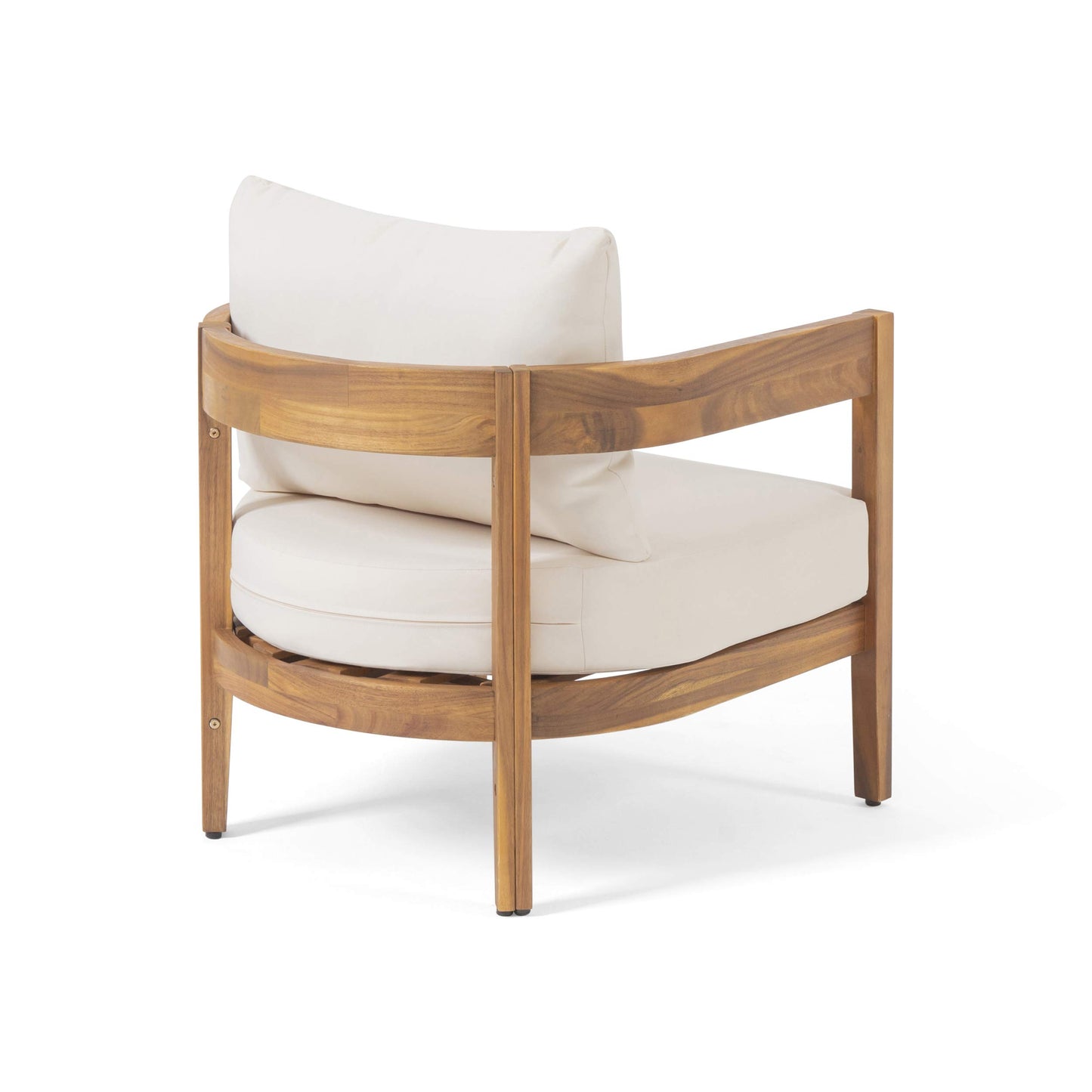 Outdoor Club Chairs with Cushions (Set of 2)
