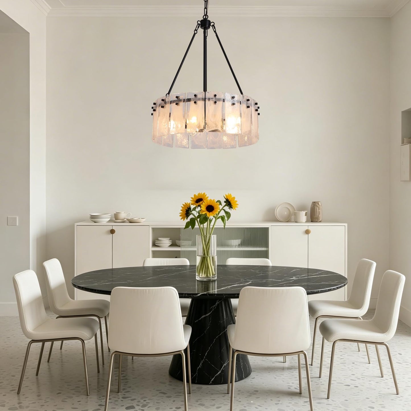 Black Chandelier Light Fixture