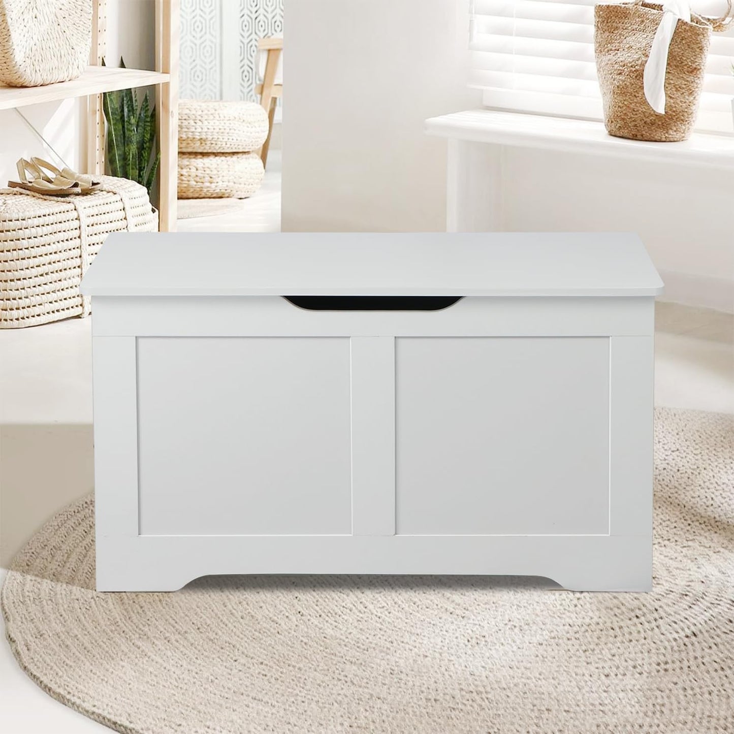 Timberer 47.2" Wooden Extra Large Storage Trunk