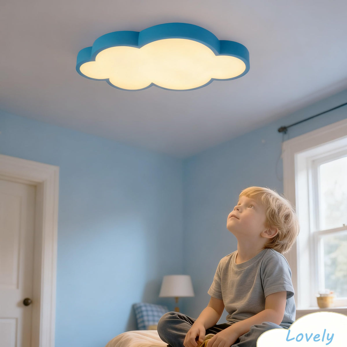 Cloud Shape Led Ceiling Light, with Remote Control