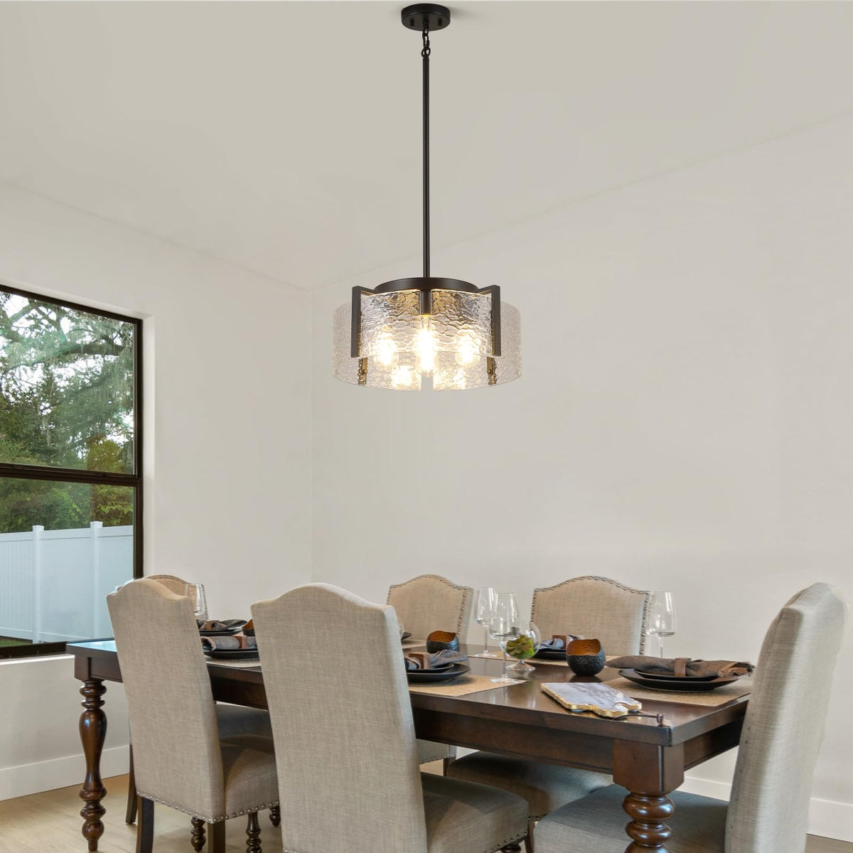 Black Chandelier Light Fixture