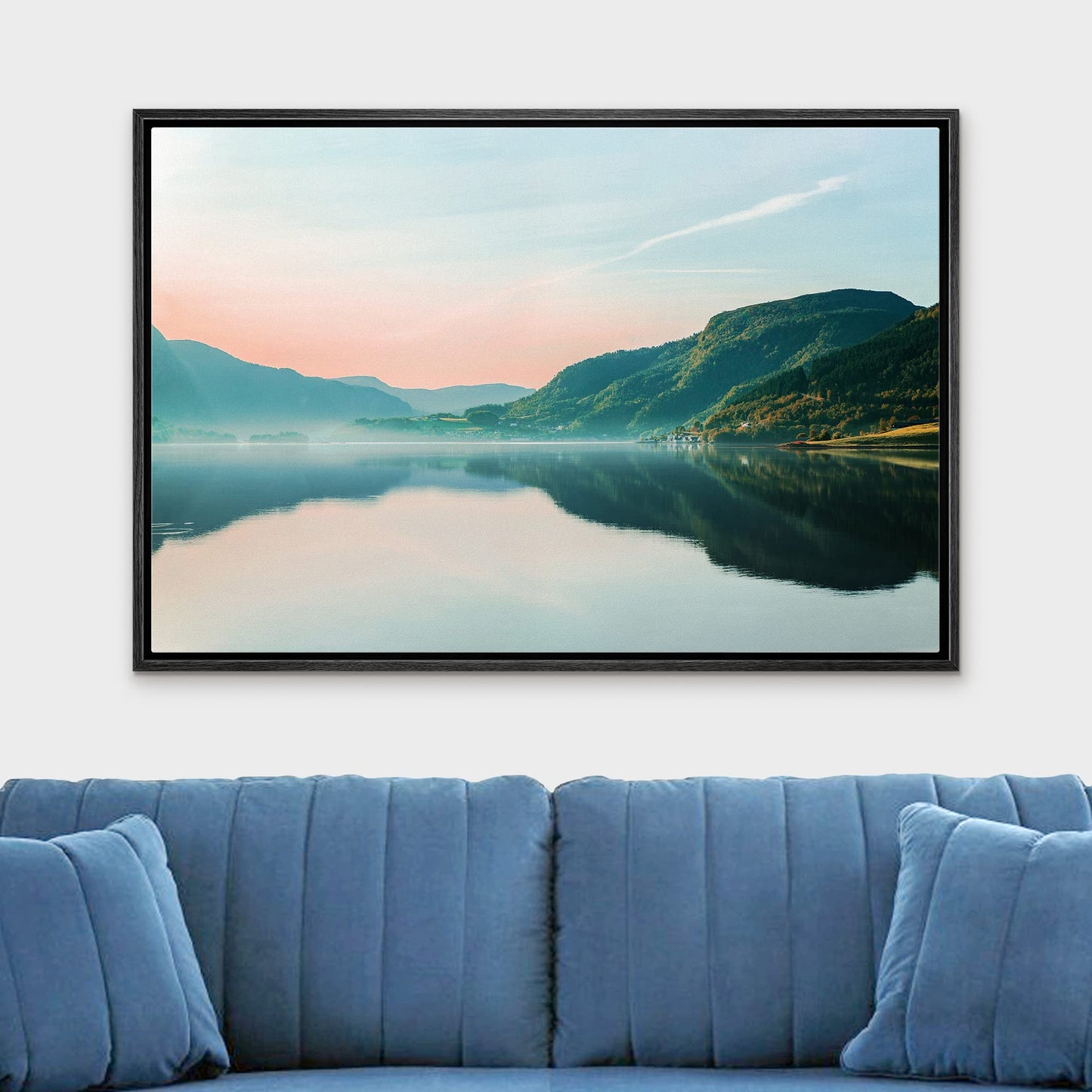 26 Fall Framed Canvas Wall Print