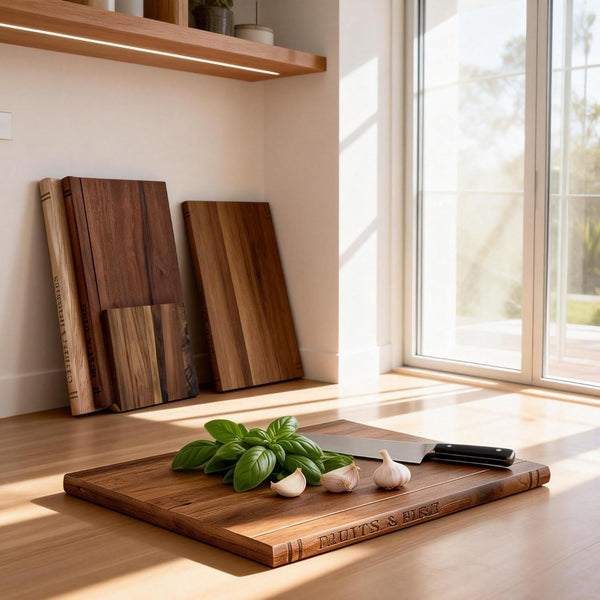 Resafy Book Cutting Board Set of 3,Acacia Wooden Decorative and Functional Cutting Boards with Wooden Stand Library,Fruits, Vegetables, Meat, Fish, Cheese and Bread | Statement Piece for Countertop
