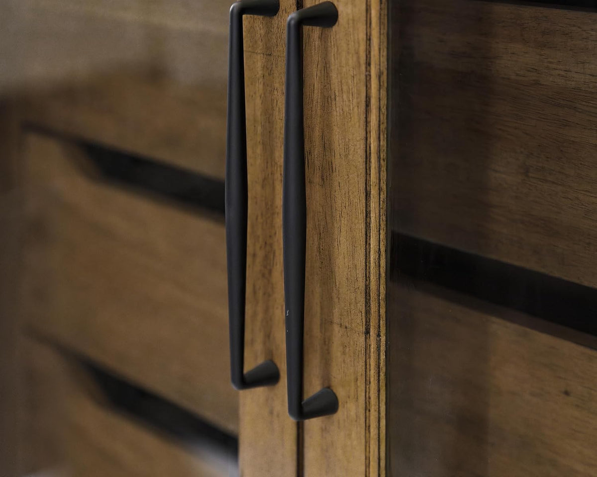 Wood Bookcase Display Cabinet