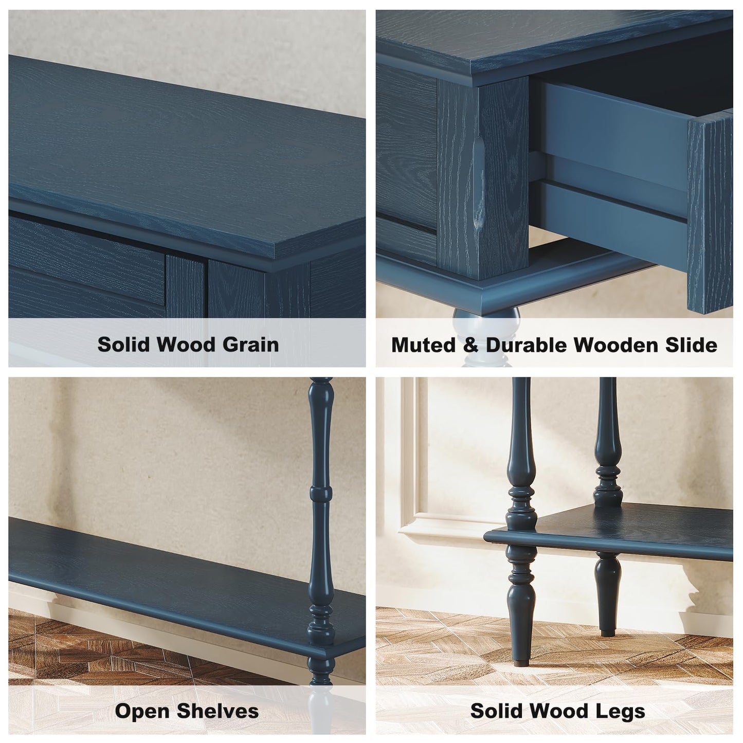 Console Table with 2 Drawers