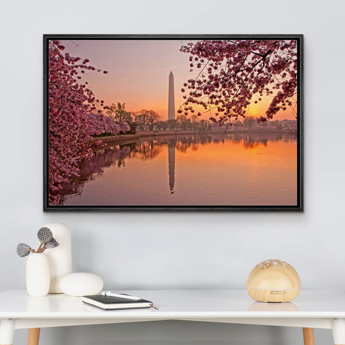 26 Fall Framed Canvas Wall Print