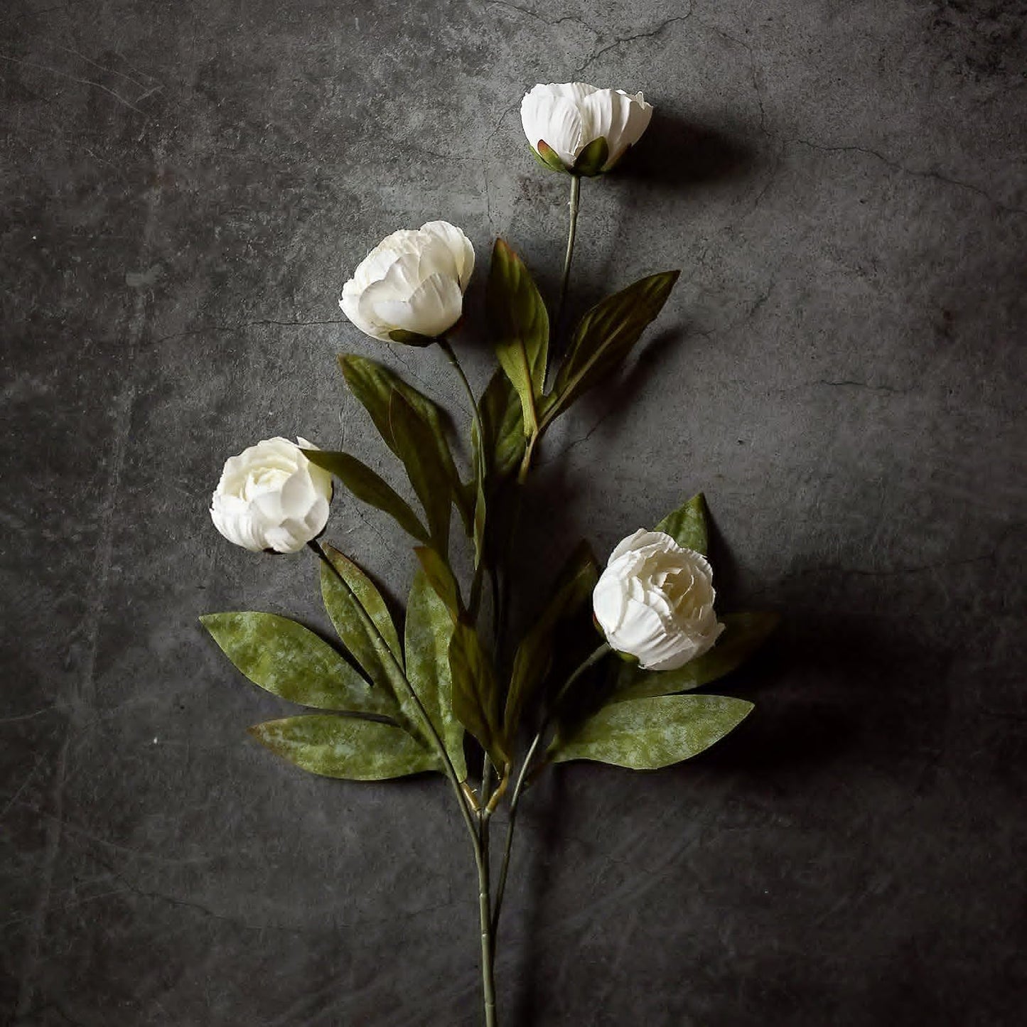 6 Pcs Faux Silk Peony Artificial Flowers 27" Stems