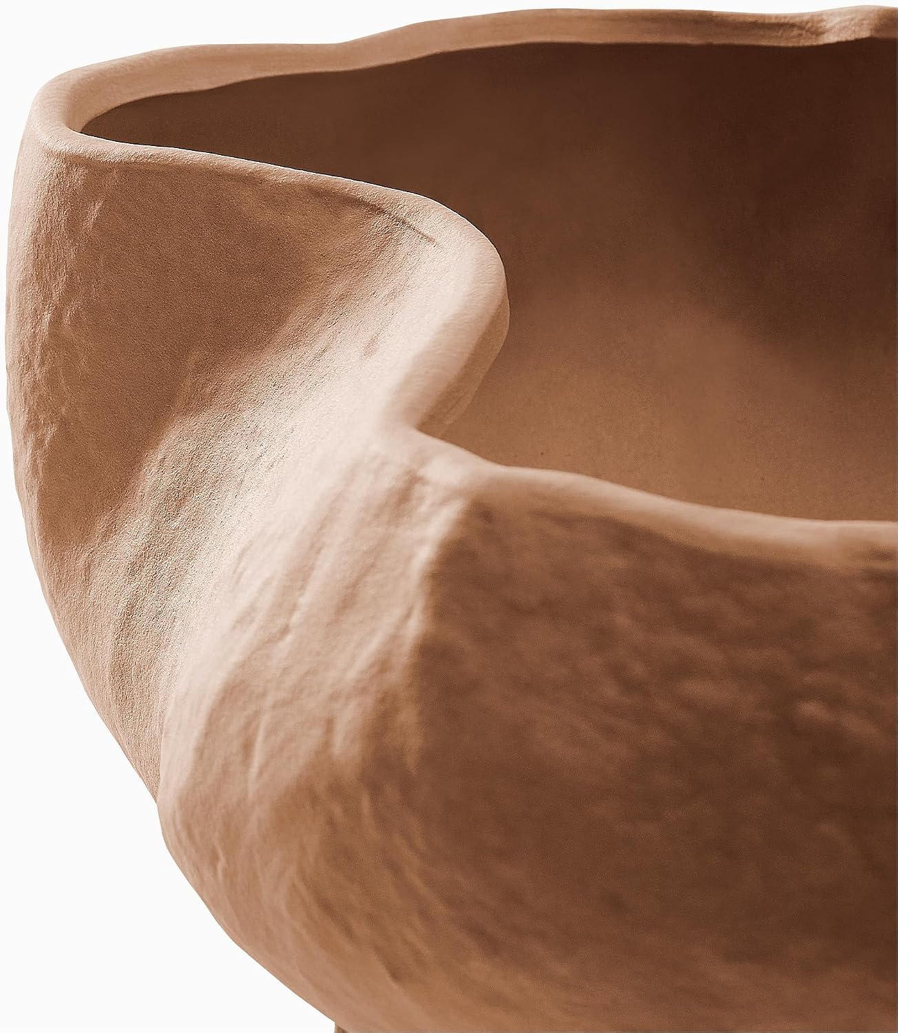 Terracotta Wavy Bowl