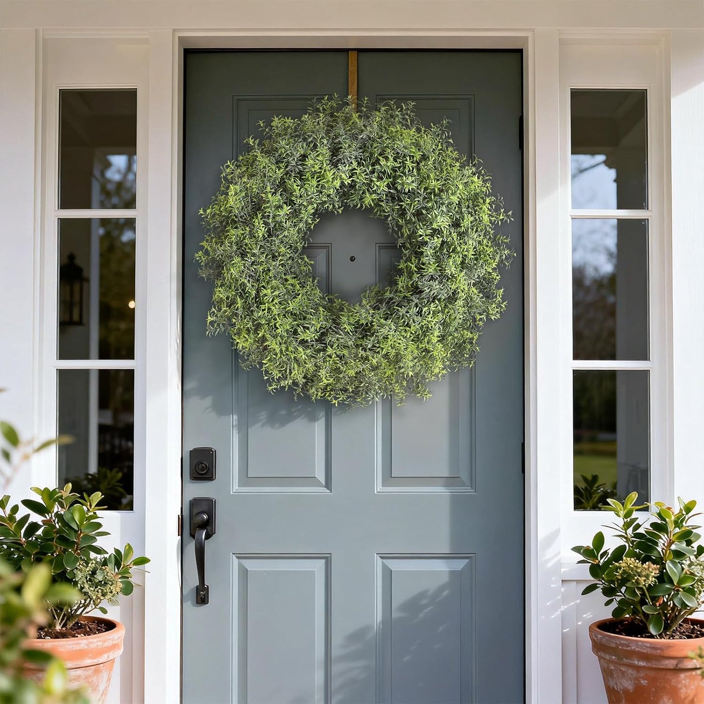 26" Large Artificial Rosemary Wreath