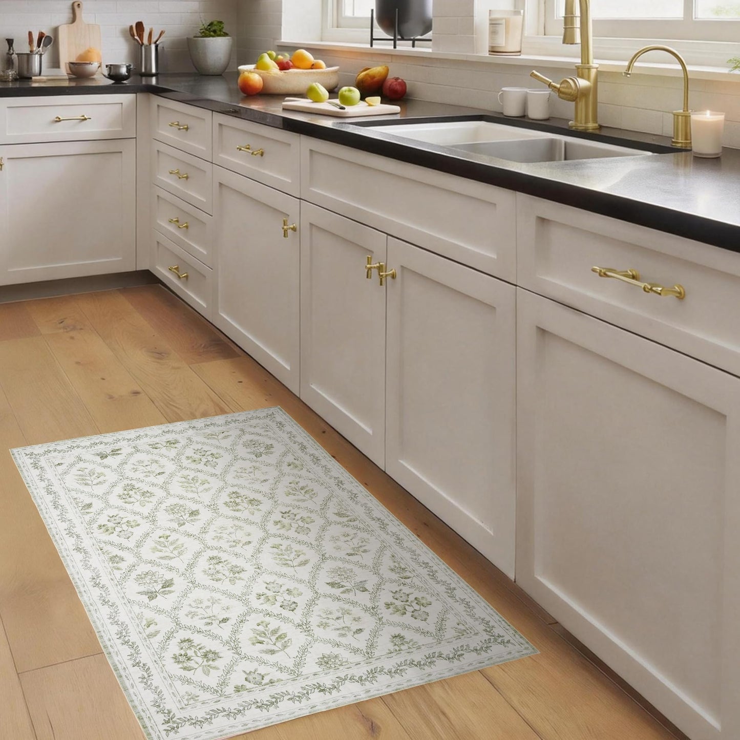 Floral Living Room Rug