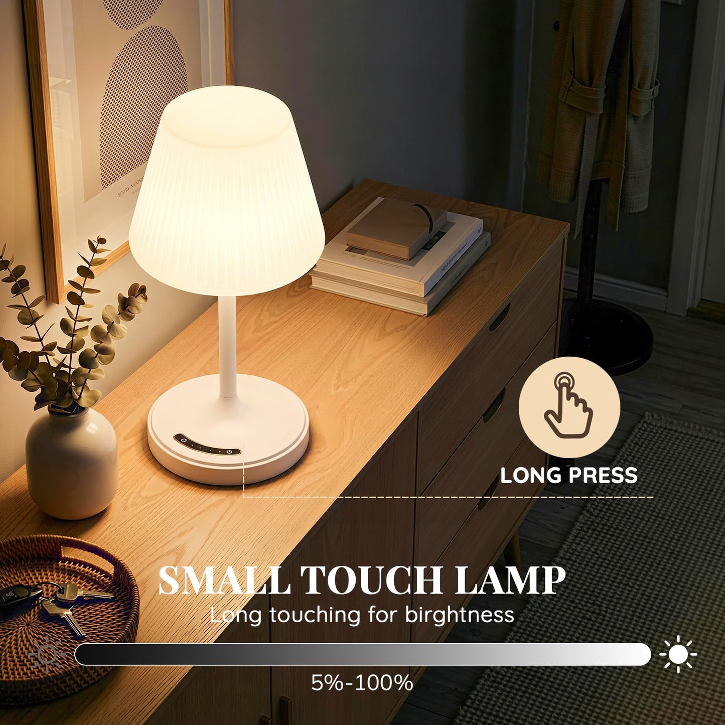 Cordless Waterproof Shower Lamp