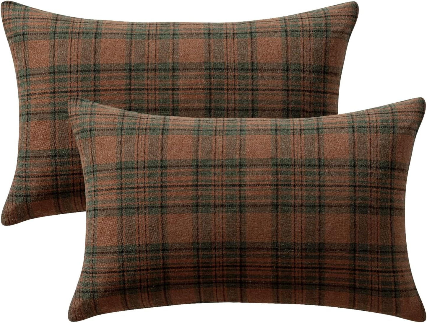 Fall Plaid Pillow Covers