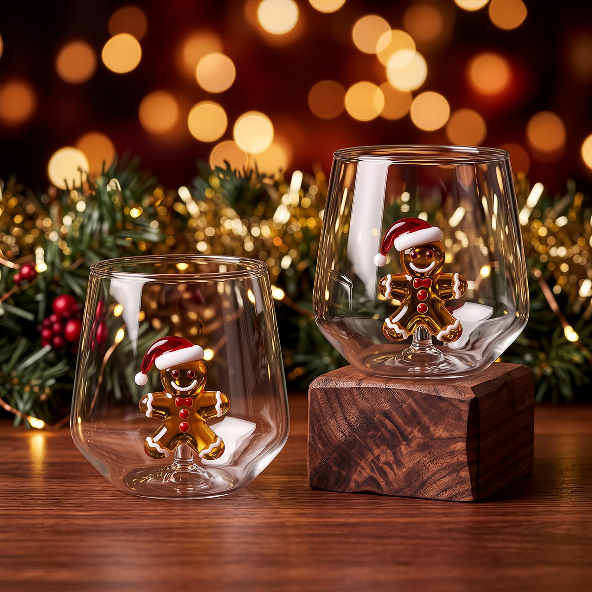 2 Pcs Halloween Wine Glass 12oz