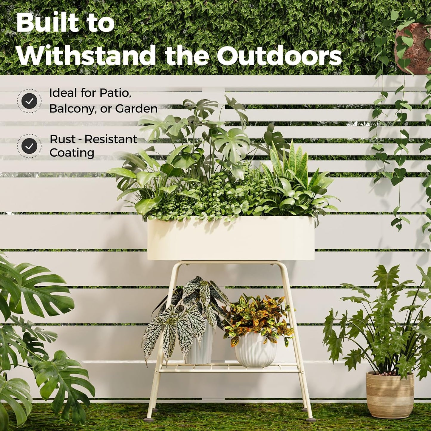 Outdoor Large Plant Shelf Indoor