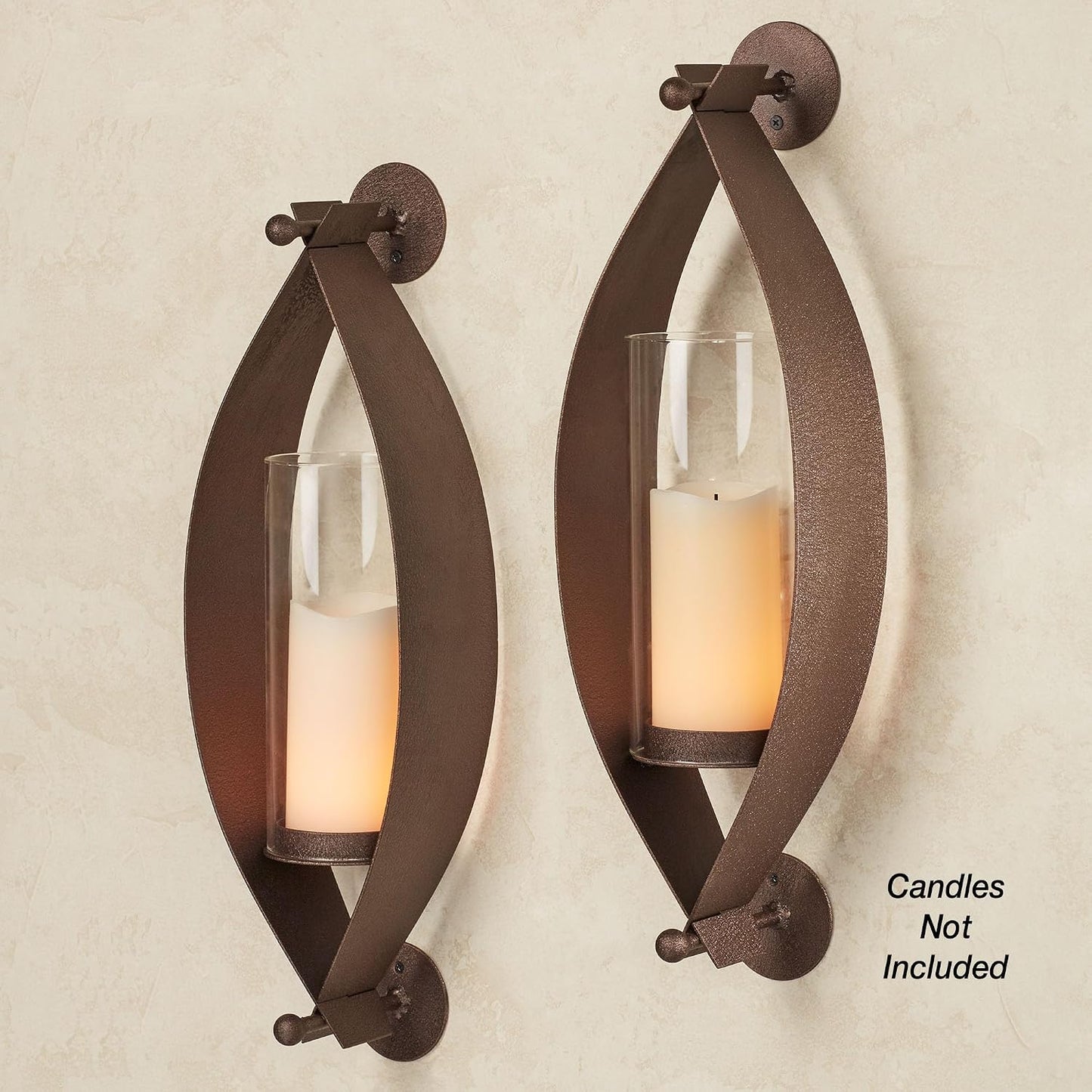 Wall Sconce Pair, Bronze, Set of 2