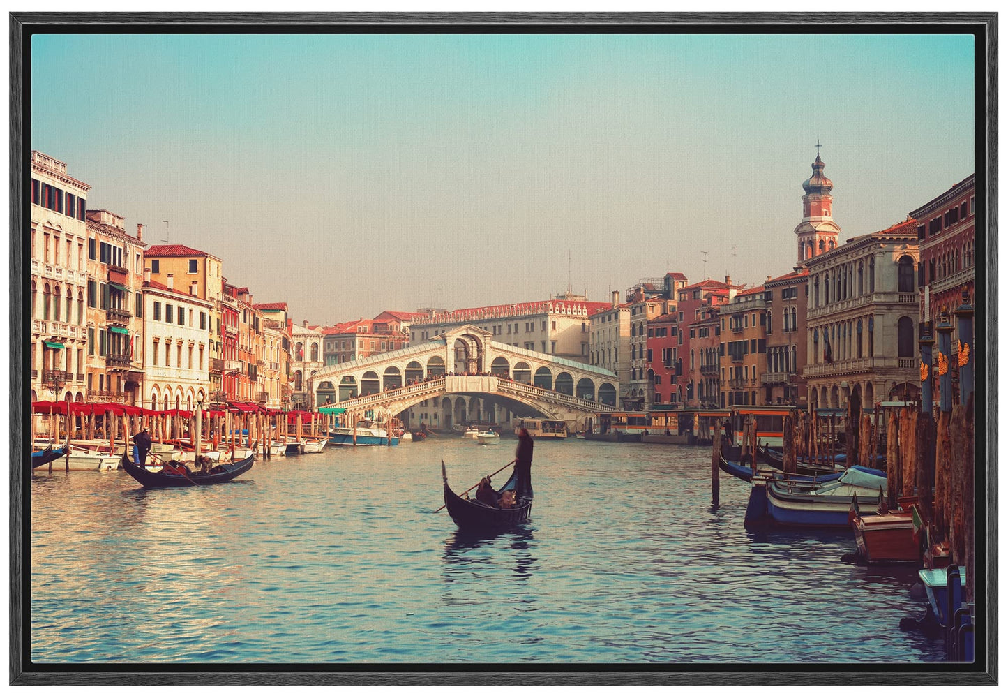 26 Fall Framed Canvas Wall Print