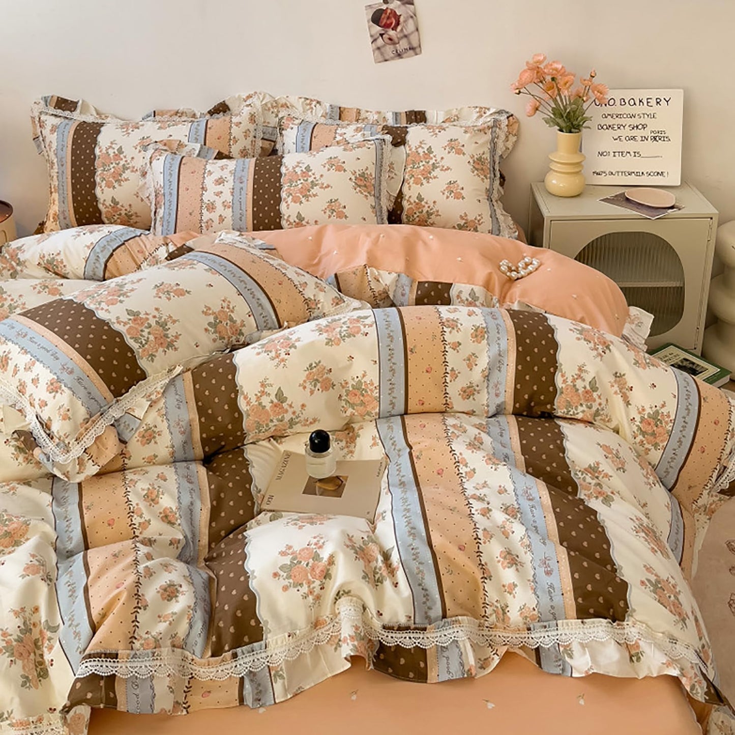 100% Cotton Cozy Bedding Set Four-Piece