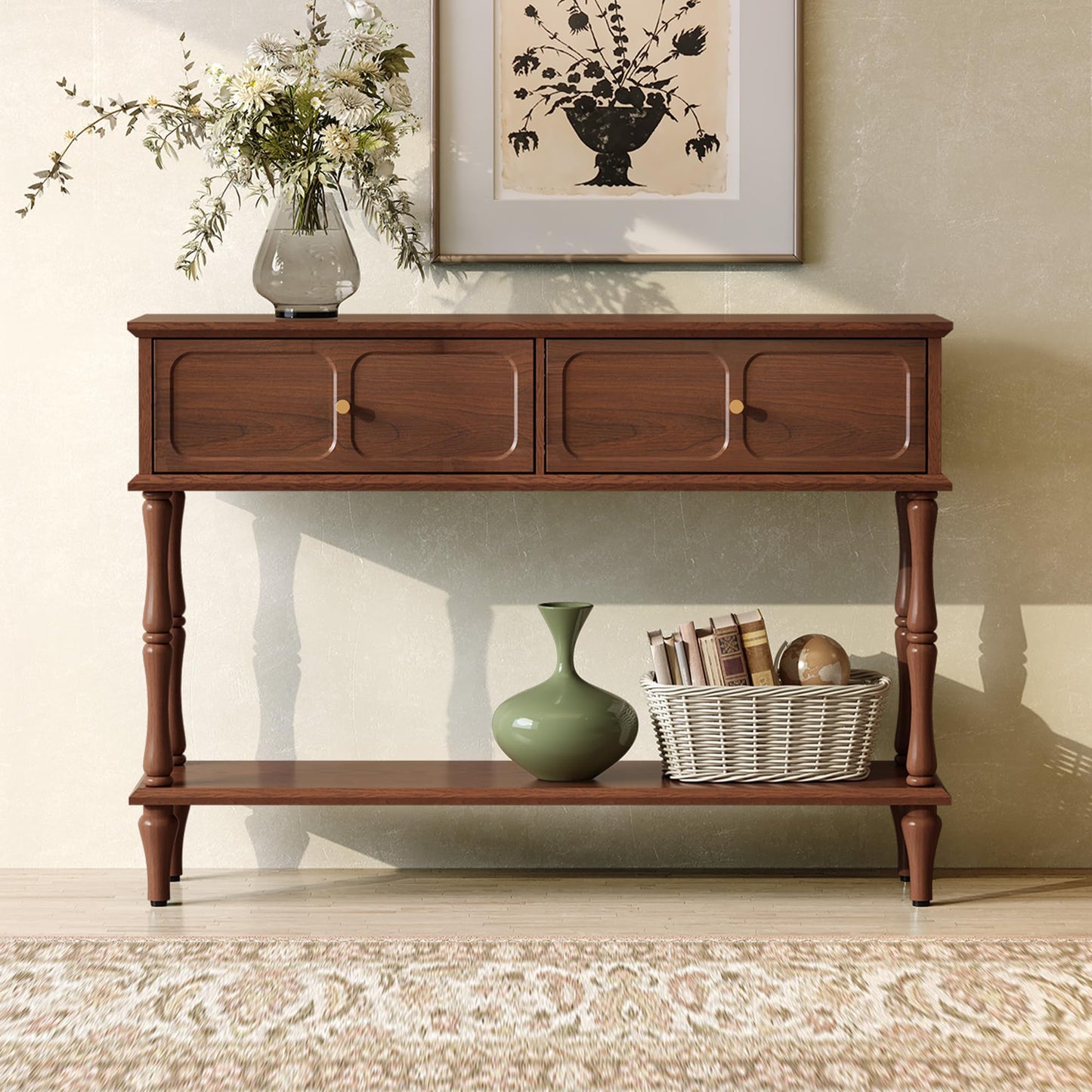 Console Table with Drawers