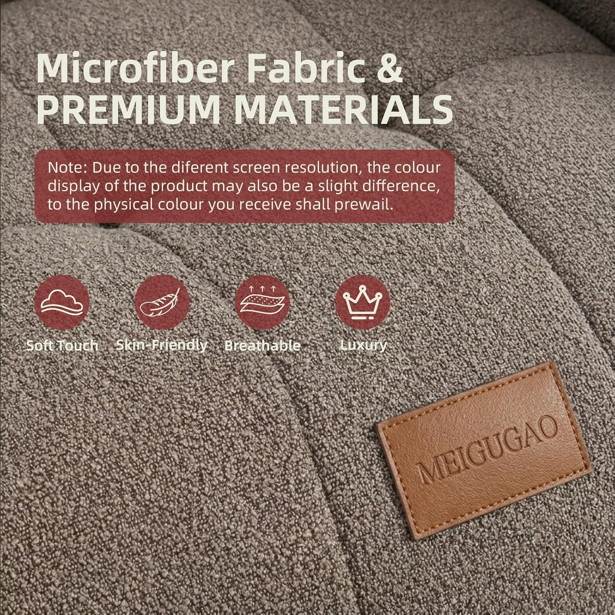 Bean Bag Couch with Ottoman