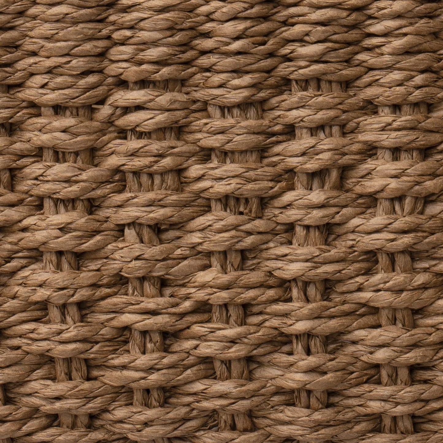 Wicker Square Storage Organizer Baskets / Set of 3